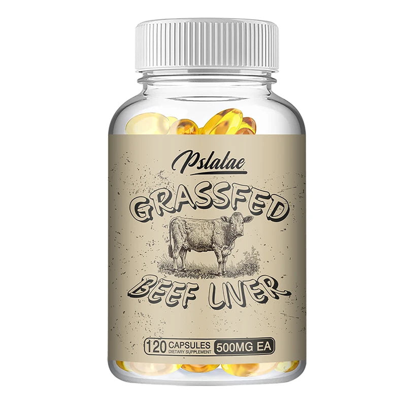 Grass Fed Beef Liver - Support Energy Production, Digestion, Immunity and General Health Health Supplement - 120 Capsules